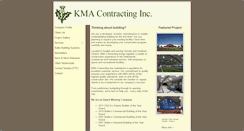 Desktop Screenshot of kmacontracting.com
